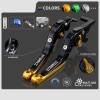 Rem Koppelingshendel Handbar Voor Ducati Scrambler Cafe Racer 2017摩托車(chē)Remhendels Cnc Verstelbare